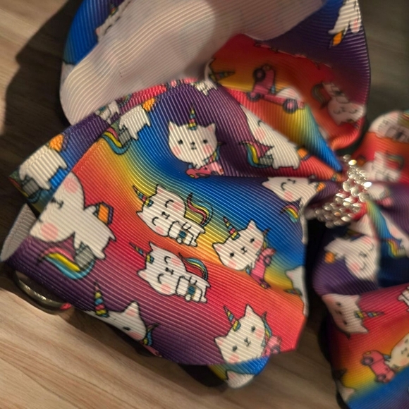 Jojo Siwa Hair Bows 3 Count 1 Large 2 Medium Sized Hair Accessories - Picture 3 of 5